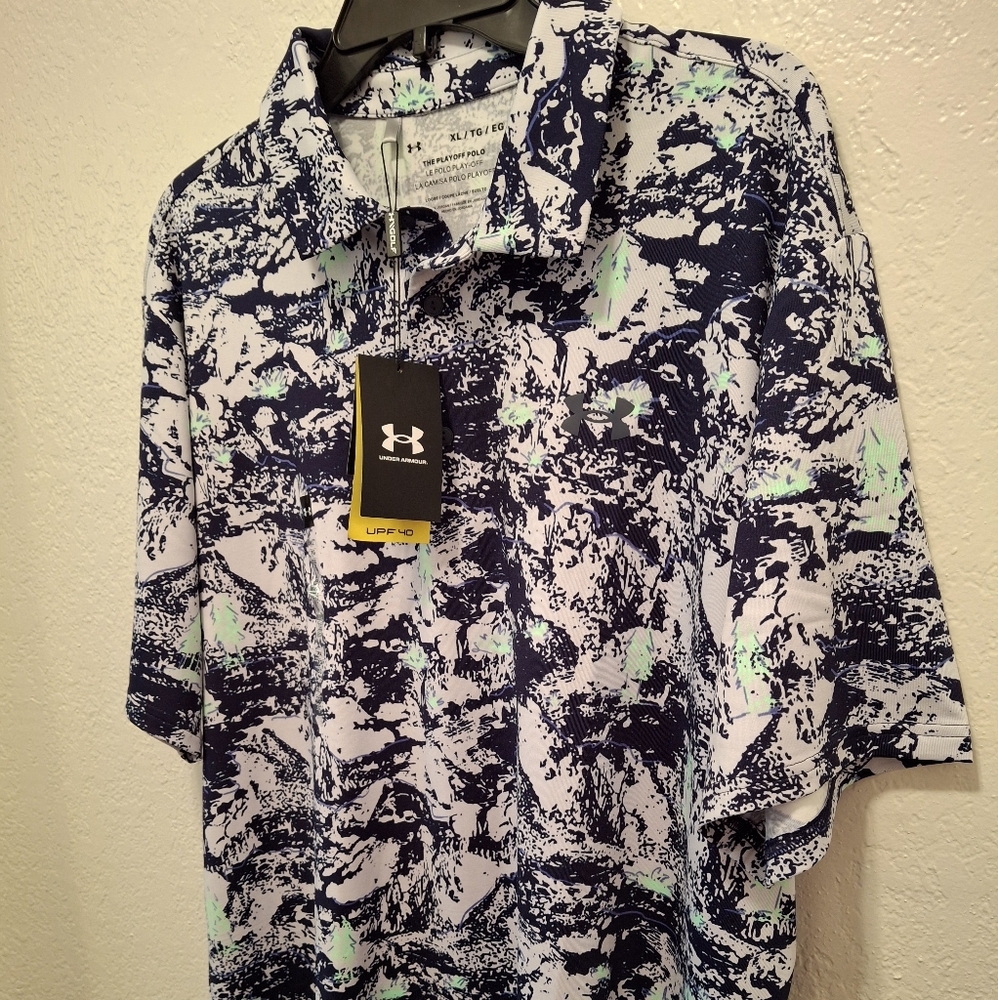 Under Armour Abstract Print Shirt New With Tags.